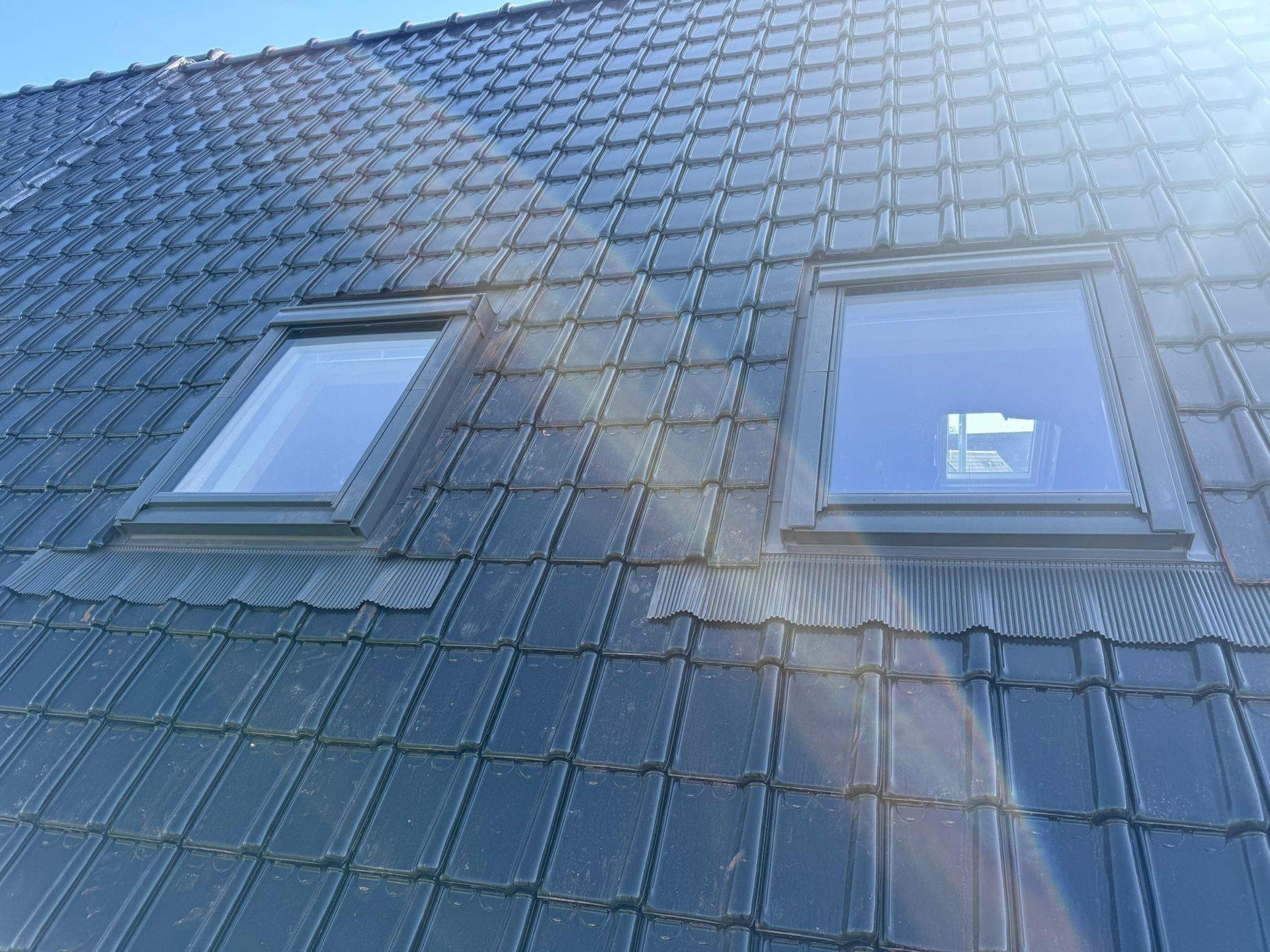 Nieuw pannendak met twee Velux-vensters in Melle