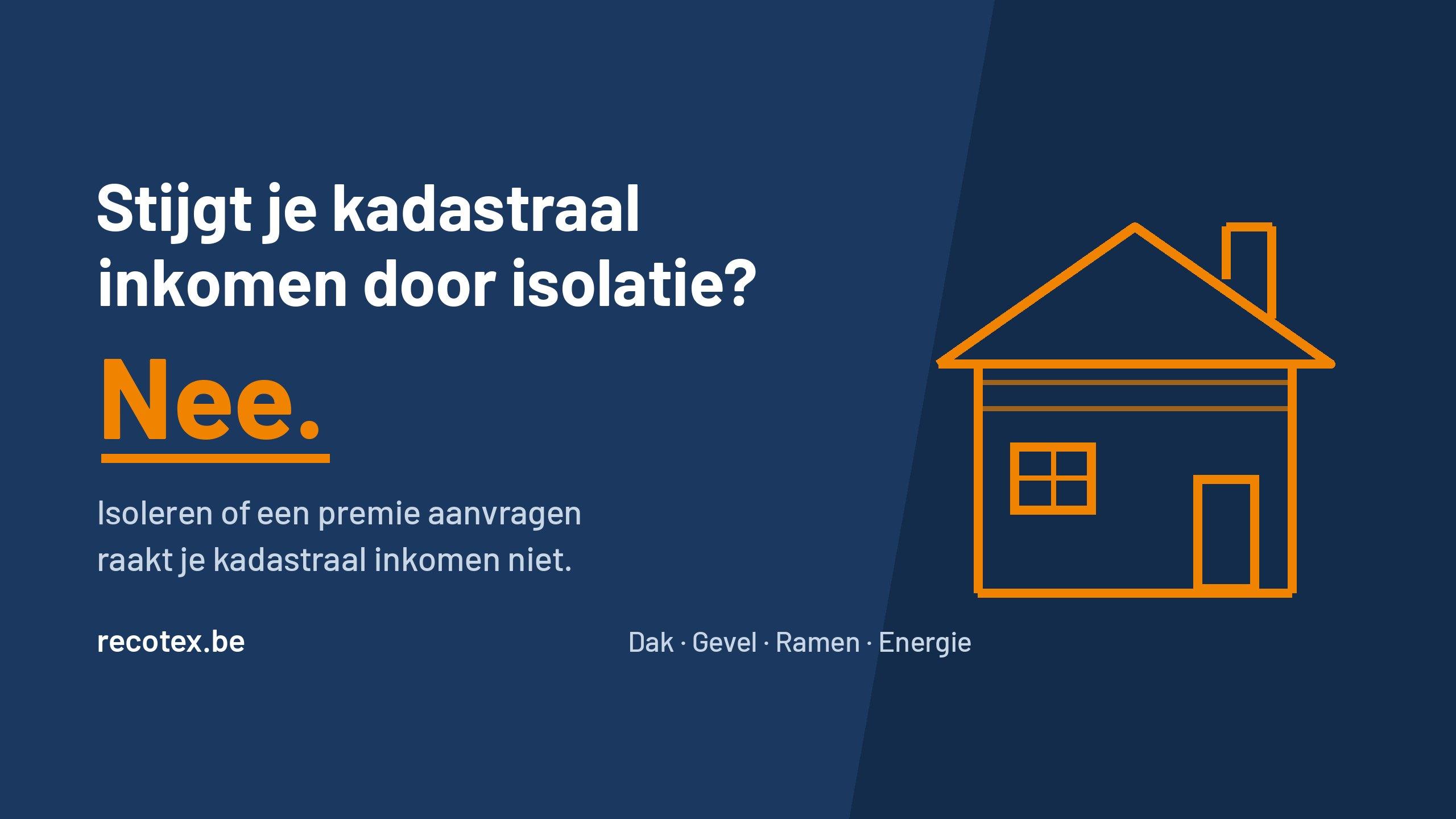 Stijgt je kadastraal inkomen als je isoleert? Nee, en die mythe kost je geld